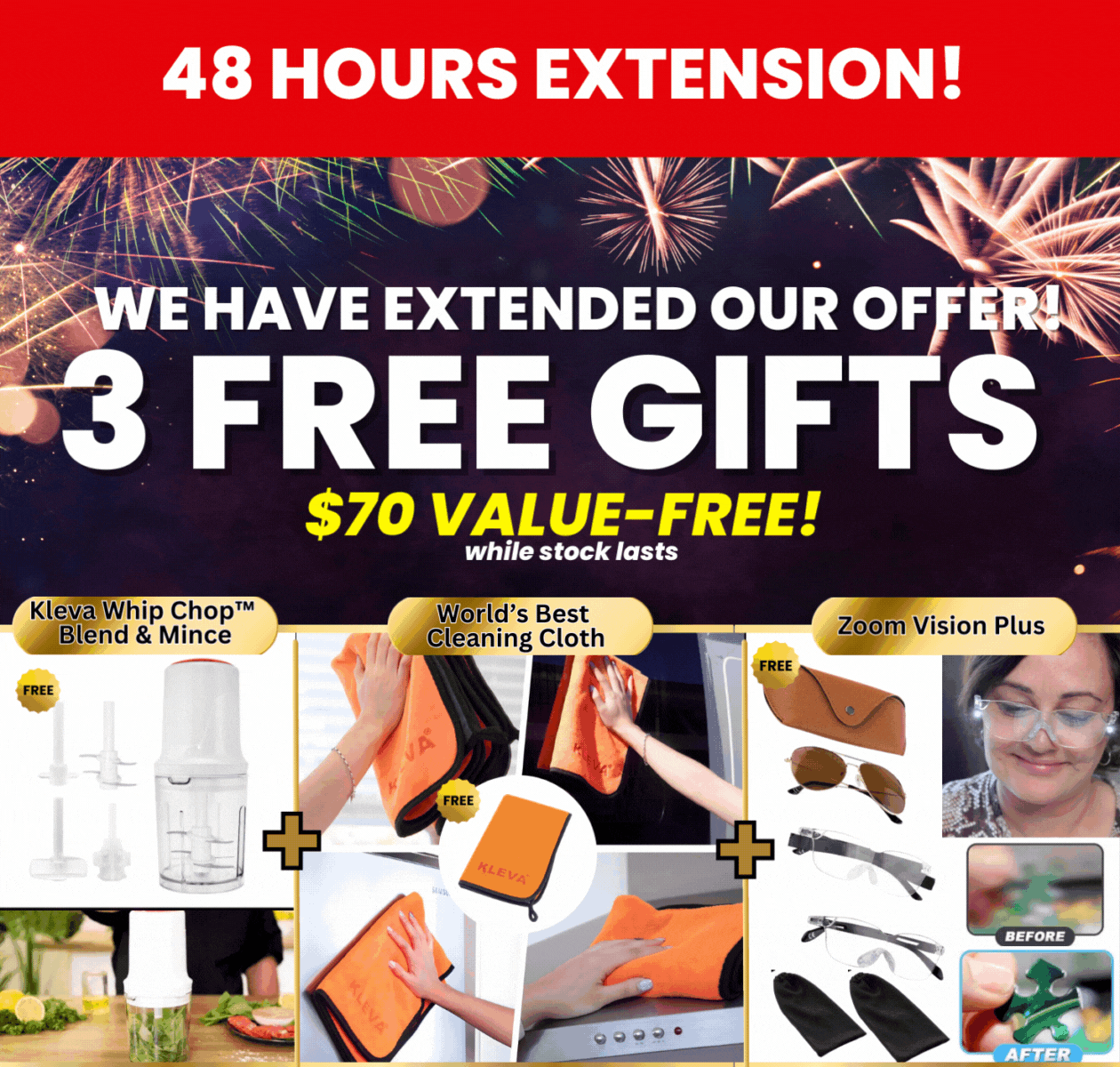 Kleva Range 🔥 BLACK FRIDAY EXTENSION! We Are Extending Our Offer! Milled