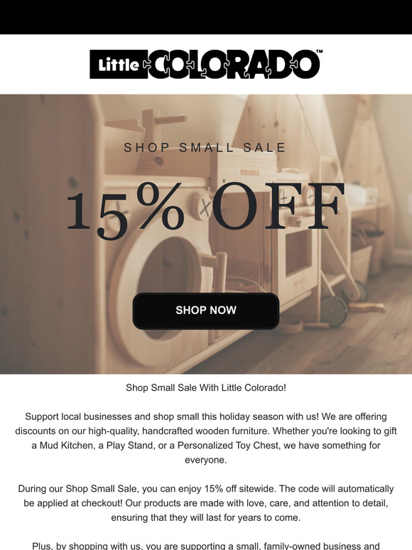 Shop Small, Save Big With Little Colorado