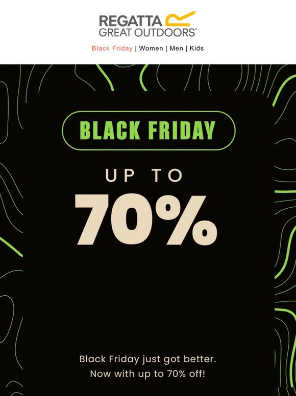 70% off has landed!