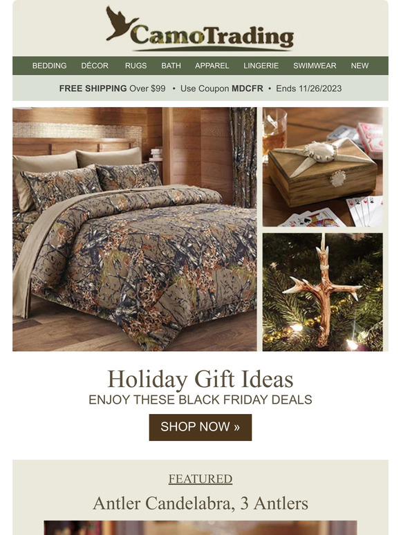 Add Some CAMO to YOUR Black Friday