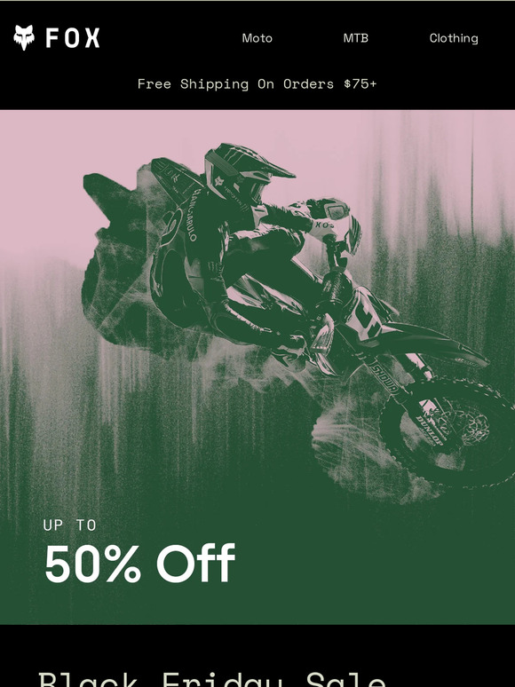 Up To 50% Off Black Friday Sale