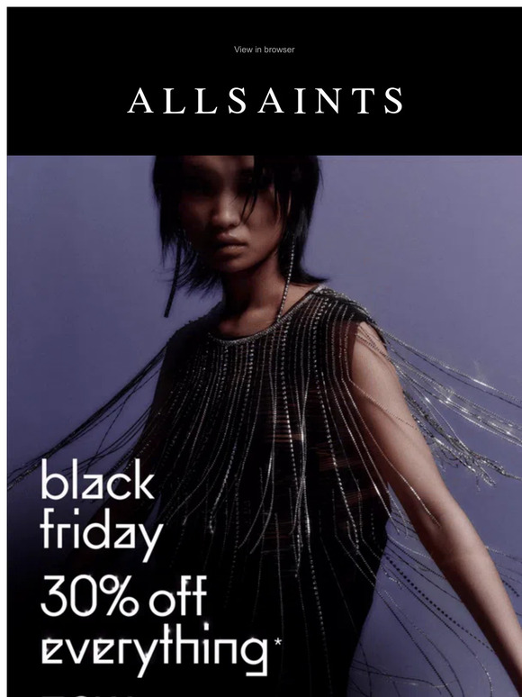 Black Friday: 30% off all dresses