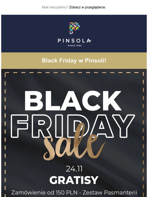 Black Friday w Pinsoli!