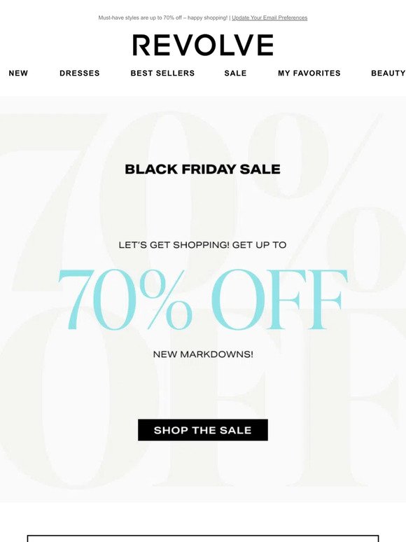 THE BLACK FRIDAY SALE IS ON!