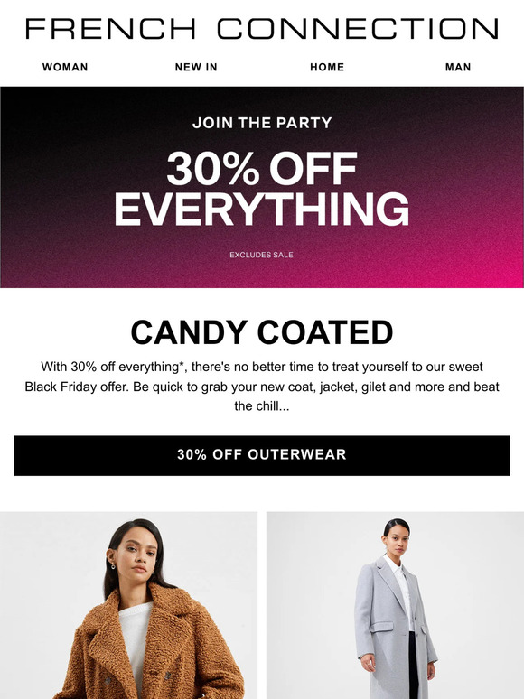 30% off everything: The outerwear edit
