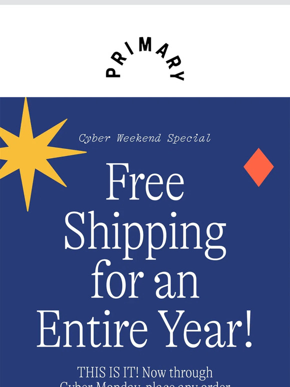 A Cyber Weekend deal that lasts a whole year? YES!