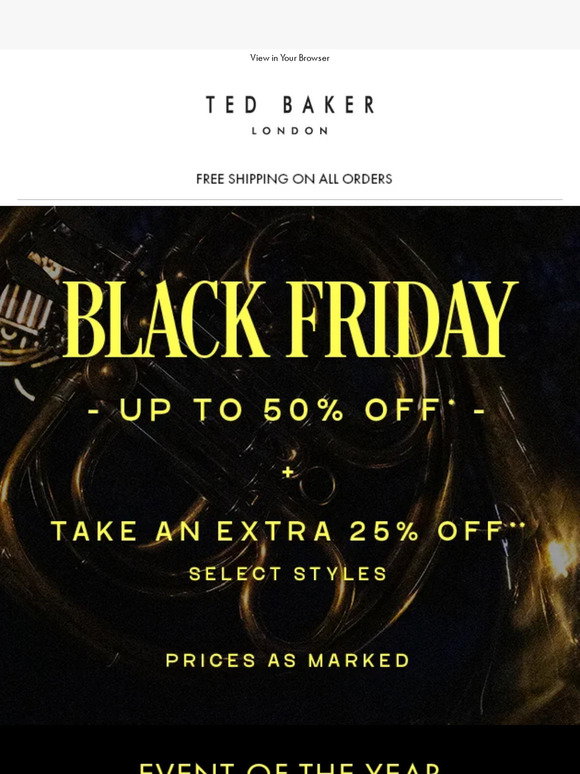 Ted Baker: Your Black Friday checklist ️ | Milled