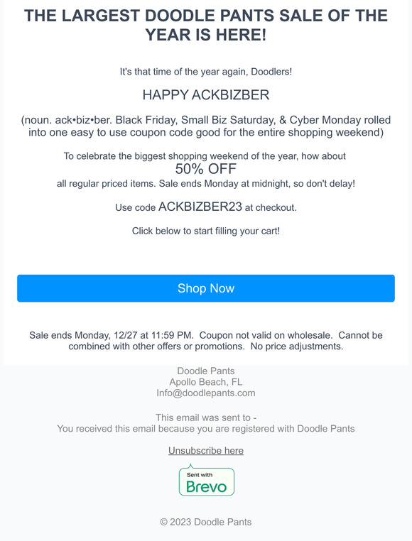 Black Friday Weekend Specials inside