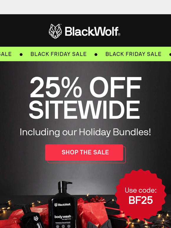 Black Wolf Nation Holiday Bundles make the perfect gift Milled
