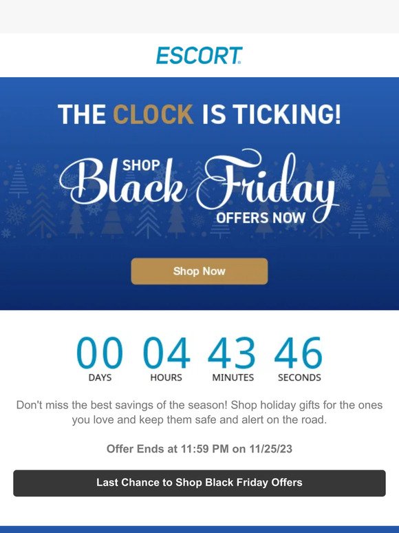 The Clock is Ticking! Just Hours Left to Shop Black Friday Offers