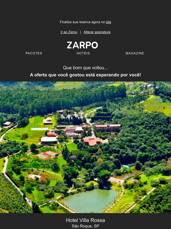 ➤ Vamos fechar? Hotel Villa Rossa + Todas as suas últimas cotações