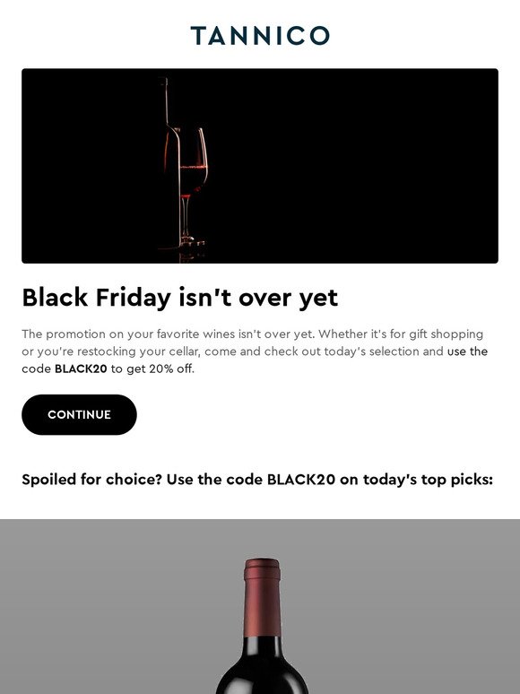 New bottles new discounts: Black Week