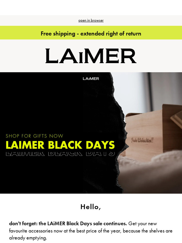 BLACK. DAYS. DEALS. Get now🛒‼️