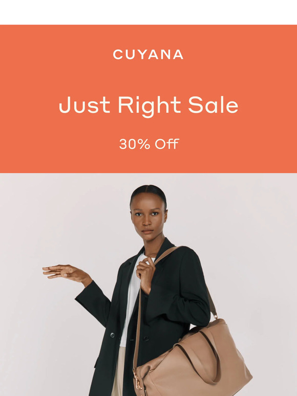 Cuyana deals bag sale