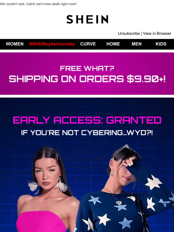 When Does Shein Cyber Monday End