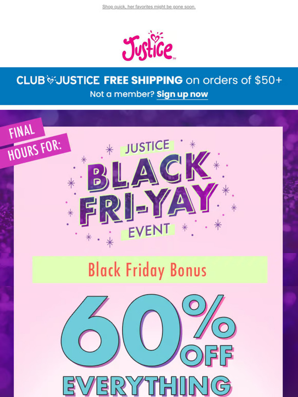 ICYMI: 60% Off Black Friday Ends Tonight!