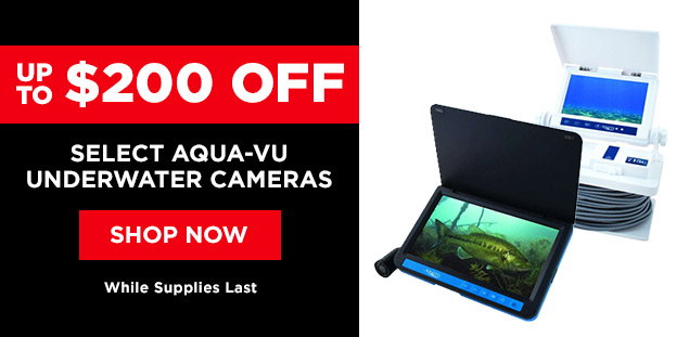 Aqua-Vu Save Up to $200 Off Select Aqua-Vu Underwater Cameras