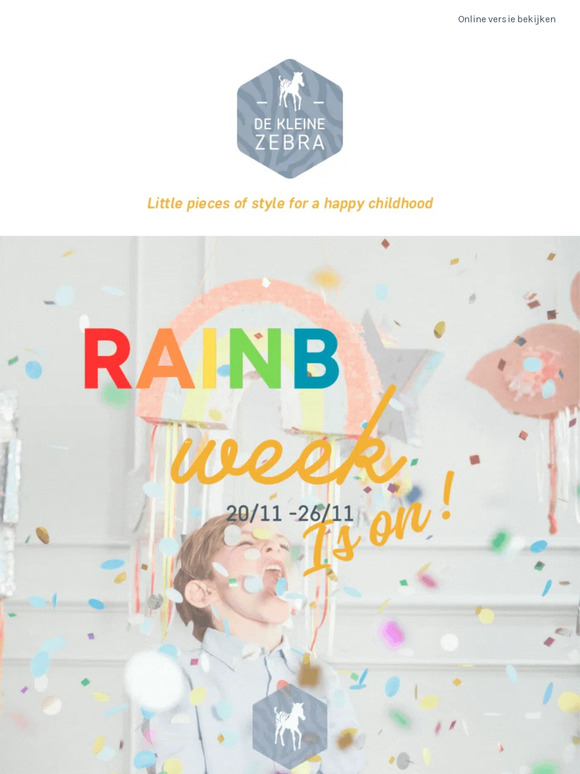 🌈 RAINBOW WEEK: vandaag 10% korting op de categorie MODE 🌈
