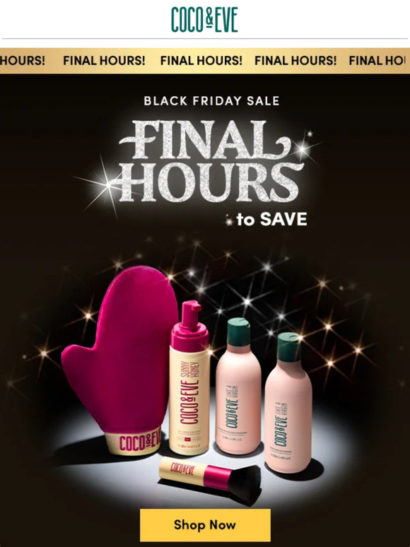 FINAL HOURS: Black Friday ends soon!