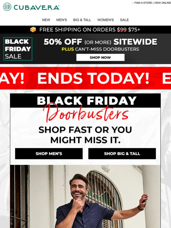LAST CHANCE | 50% Off (Or More) Sitewide + Doorbusters