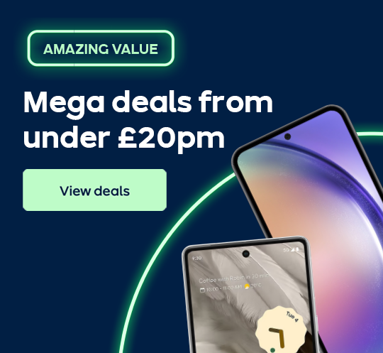 Mega deals from under £20pm
