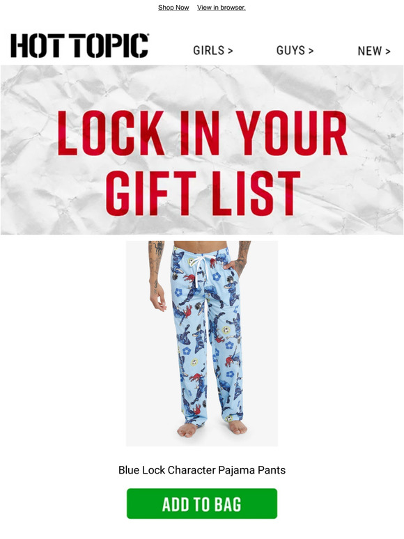 Blue Lock Character Pajama Pants