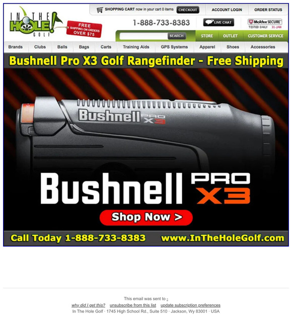 ⛳ Bushnell Pro X3 Golf Rangefinder - & More Black Friday Deals