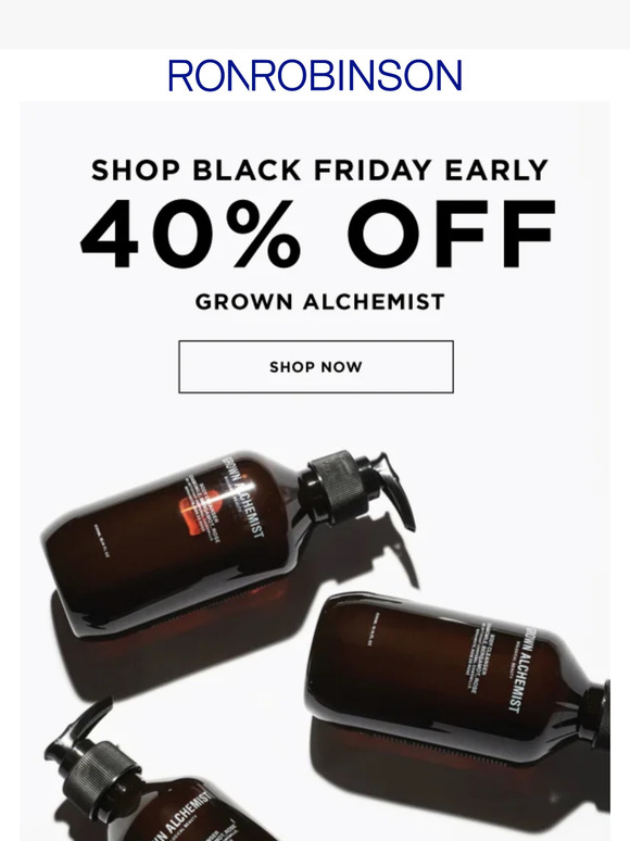 40% OFF GROWN ALCHEMIST