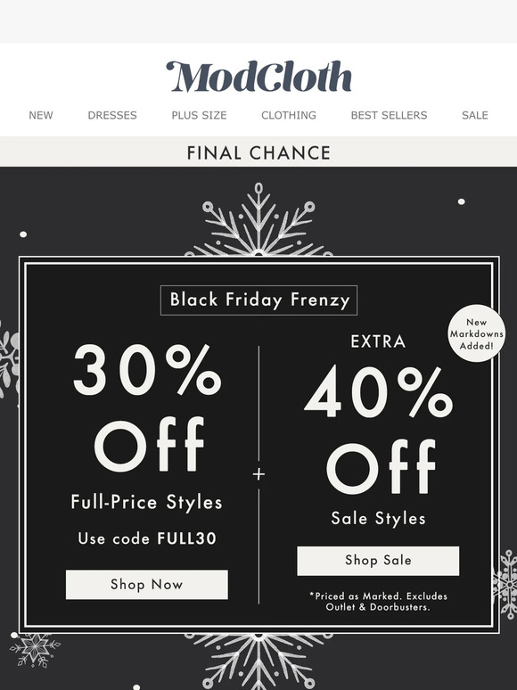 BLACK FRIDAY LAST CALL!!!