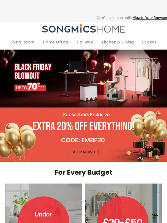 Black Friday Blowout: Up to 30% OFF