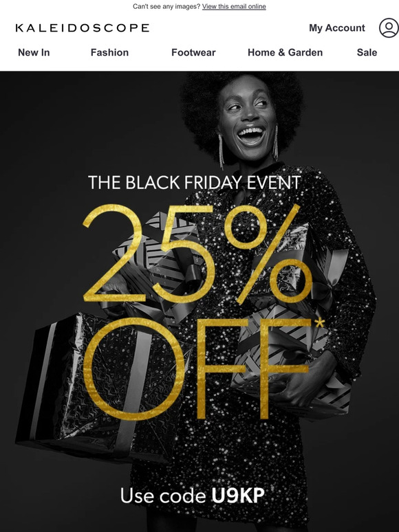 Enjoy 25% off this Black Friday!
