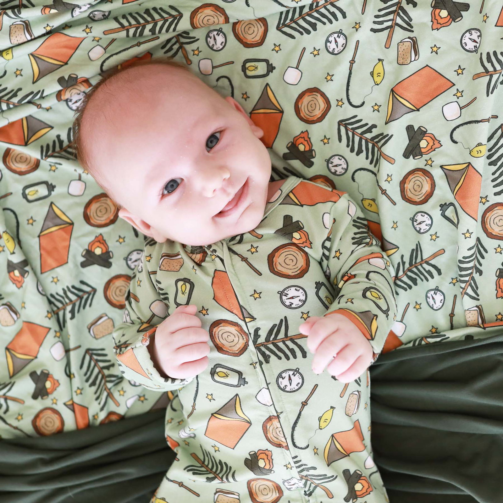 Image of Cozy Camper Zipper Footie