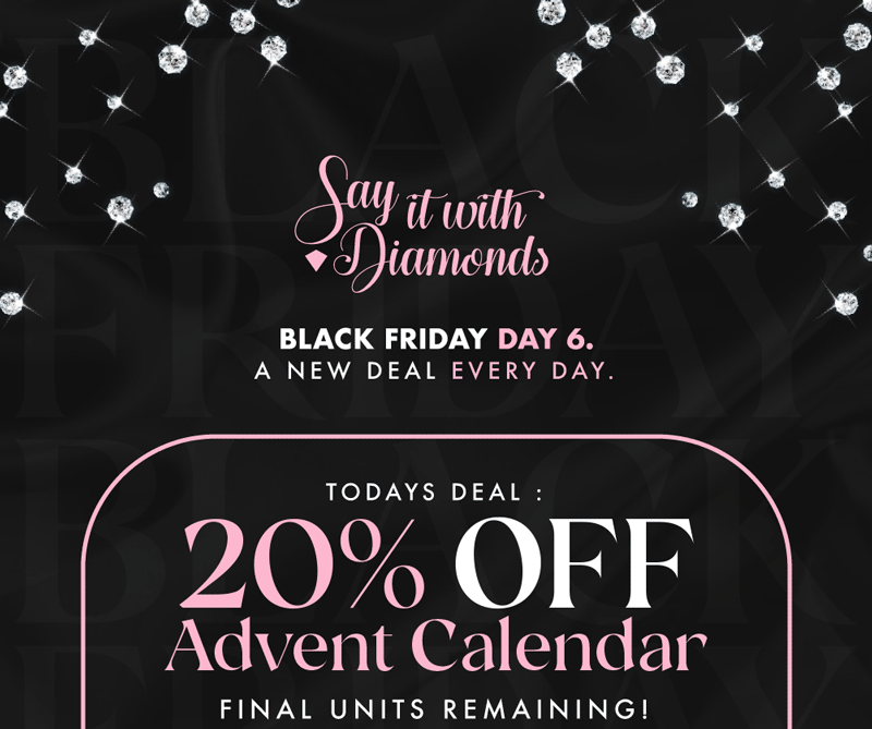 Say it with diamonds black friday discount