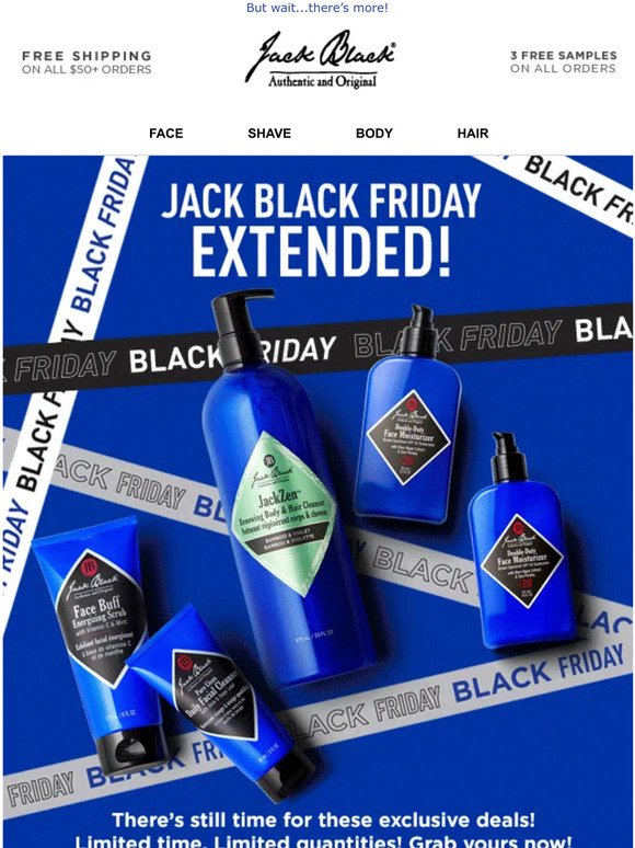🚨Black Friday Deals Extended: Today Only!🚨