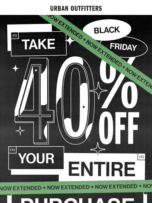 Urban Outfitters Black Friday Sale NOW EXTENDED 👏👏 Milled