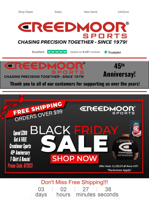 Black Friday Deals On Radians!  Free Shipping Too!