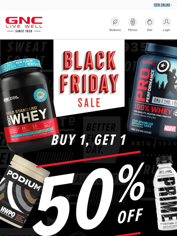 Black Friday continues! BOGO 50% OFF STOREWIDE 🏃