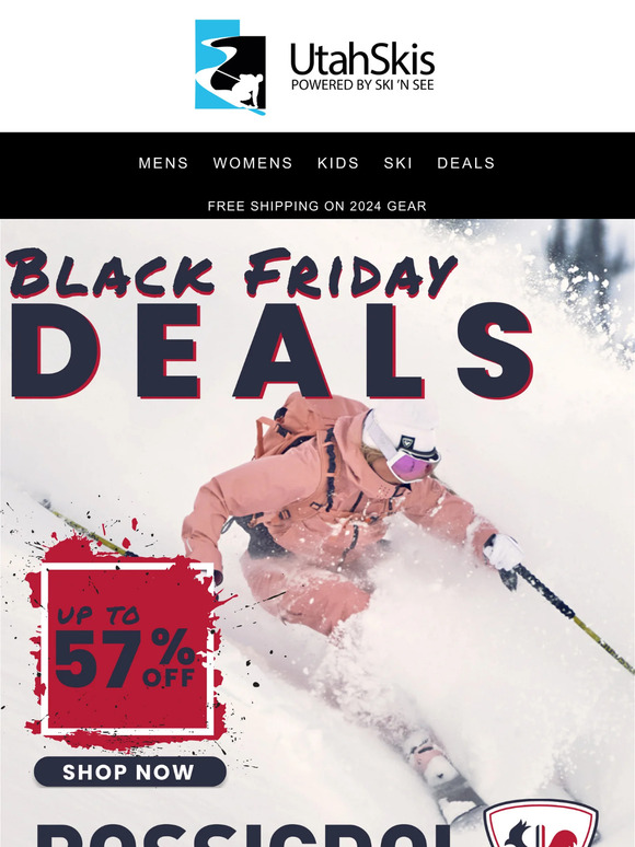 Up to 57% off Rossignol! Black Friday deals continue.