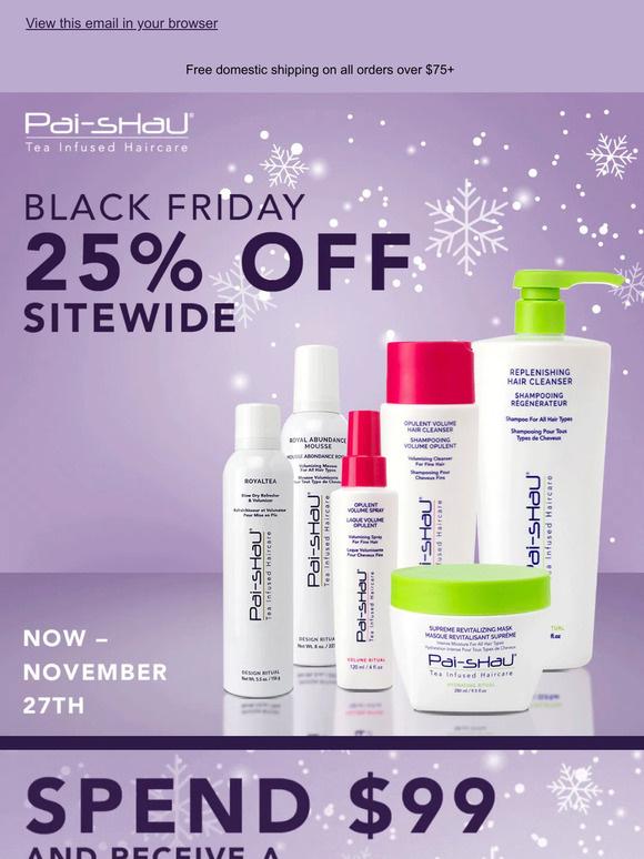 Save 25% Off Sitewide 💥