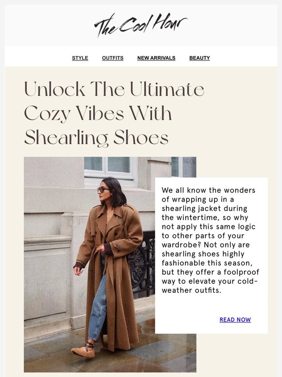 Unlock The Ultimate Cozy Vibes With Shearling Shoes