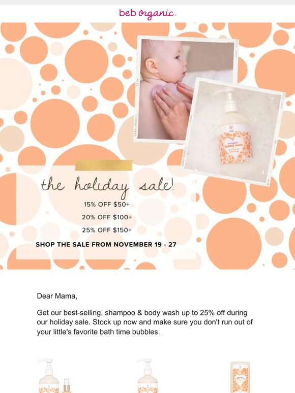 Bubbly bath time deals inside!