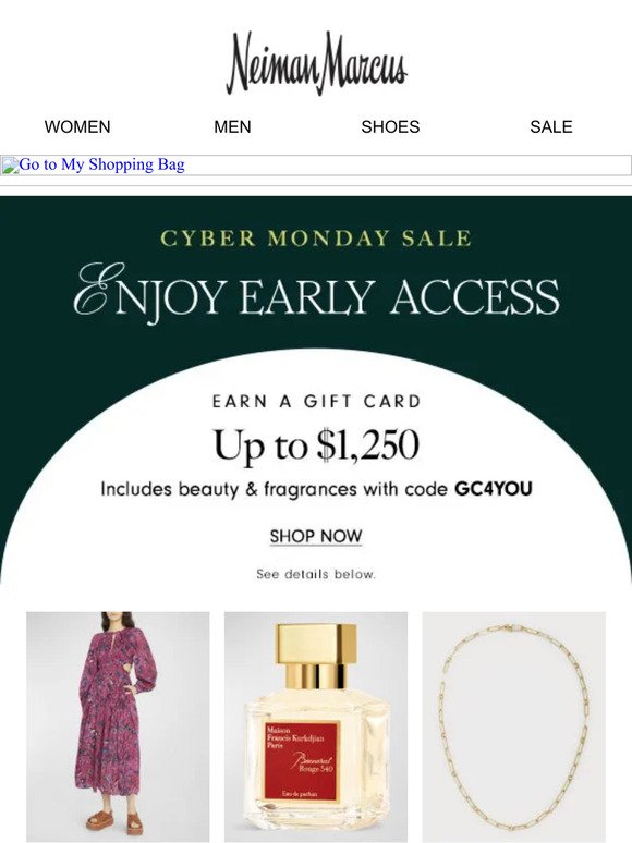 Cyber Monday: Get up to a $1,250 gift card when you shop Burberry & others