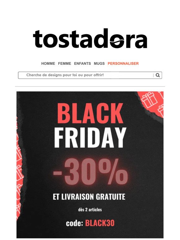 -30% ⚡️ Le Black Friday ne s'arrête pas ! 🔥