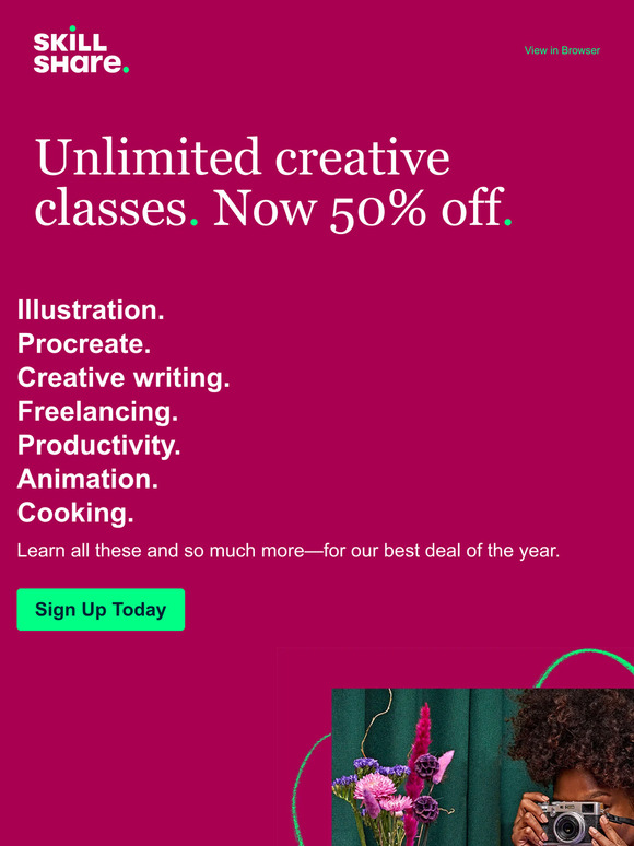 50% OFF: Here for the last time in 2023