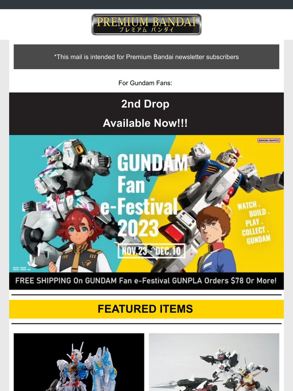 GUNDAM Fan e-Festival 2023