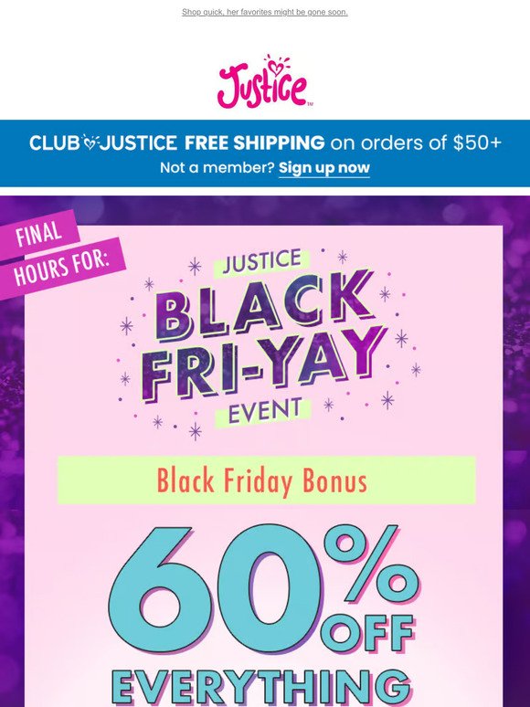 60% Off Black Friday Ends Tonight!