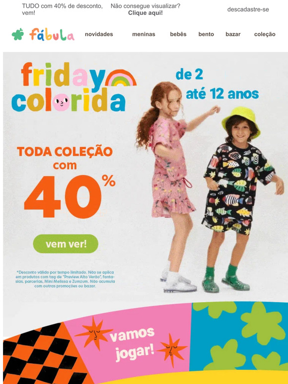 Para todas as idades 🥰