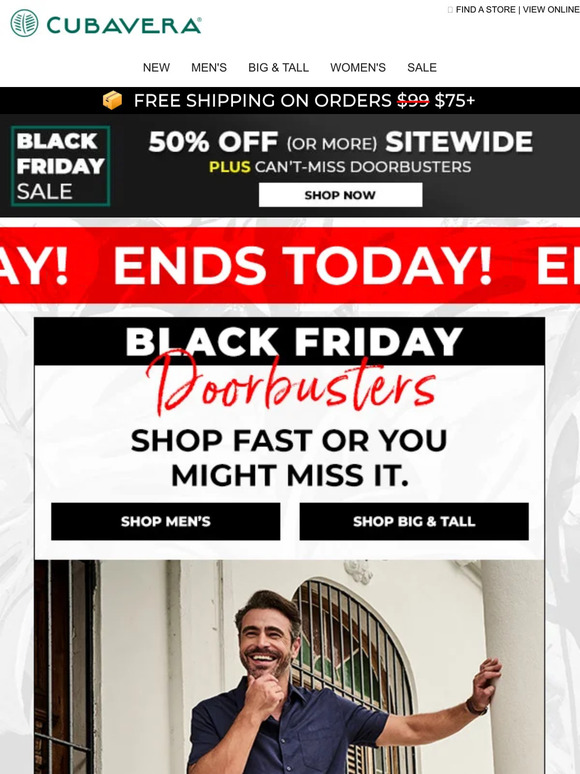 LAST CHANCE | 50% Off (Or More) Sitewide + Doorbusters
