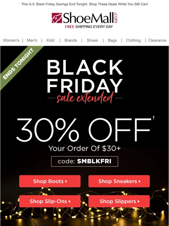 Back For 1 More Day: 30% Off