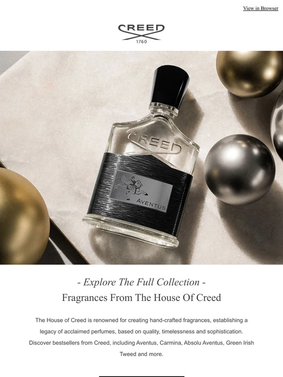 Creed: Discover The Complete Fragrance Collection From Creed | Milled